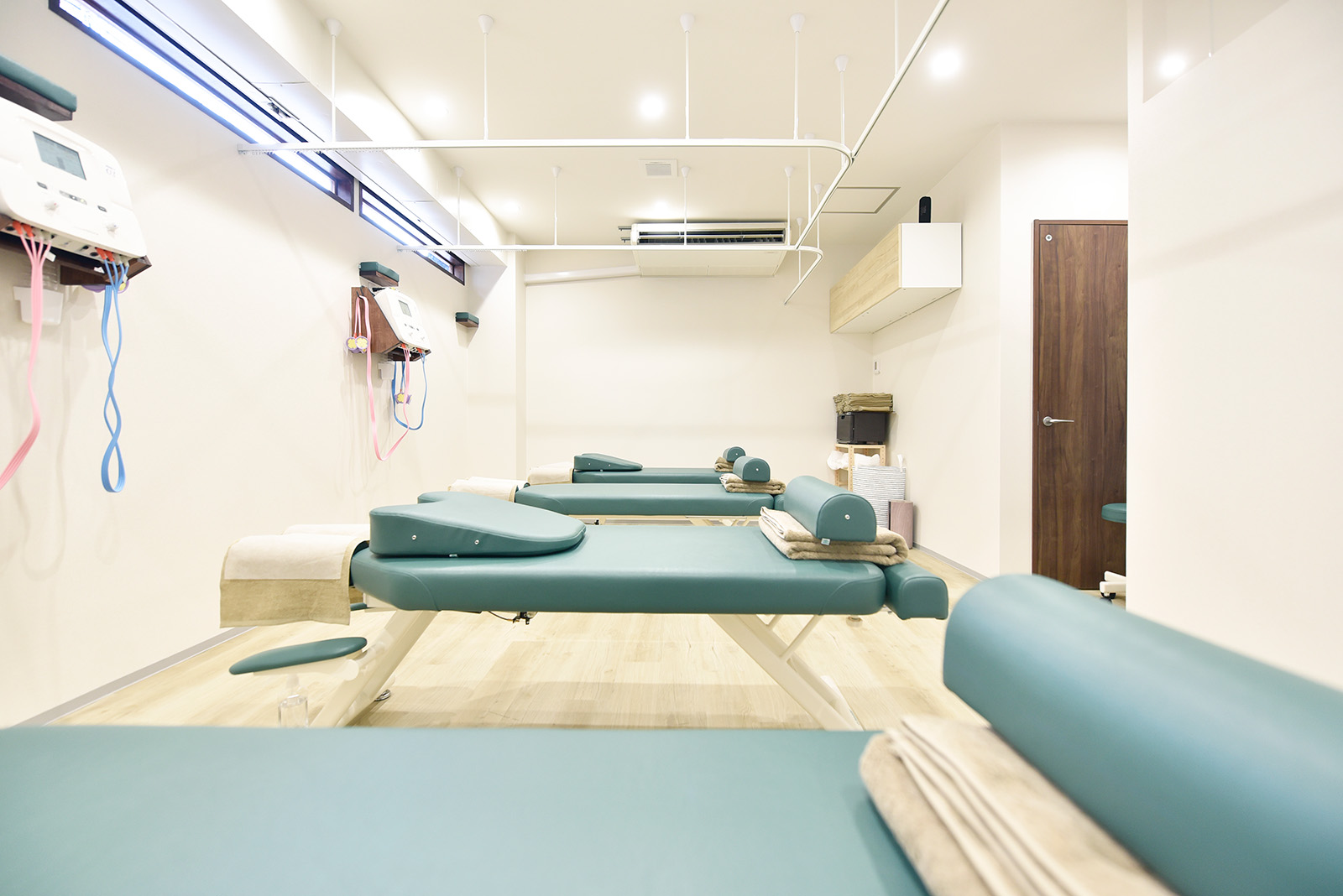 施術ベッドの様子